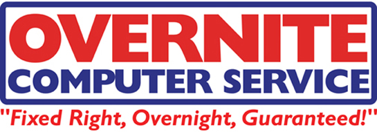 Overnight Computer Service Logo
